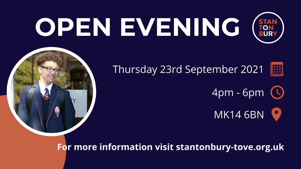 Open Evening 23rd September 2021 4-6pm