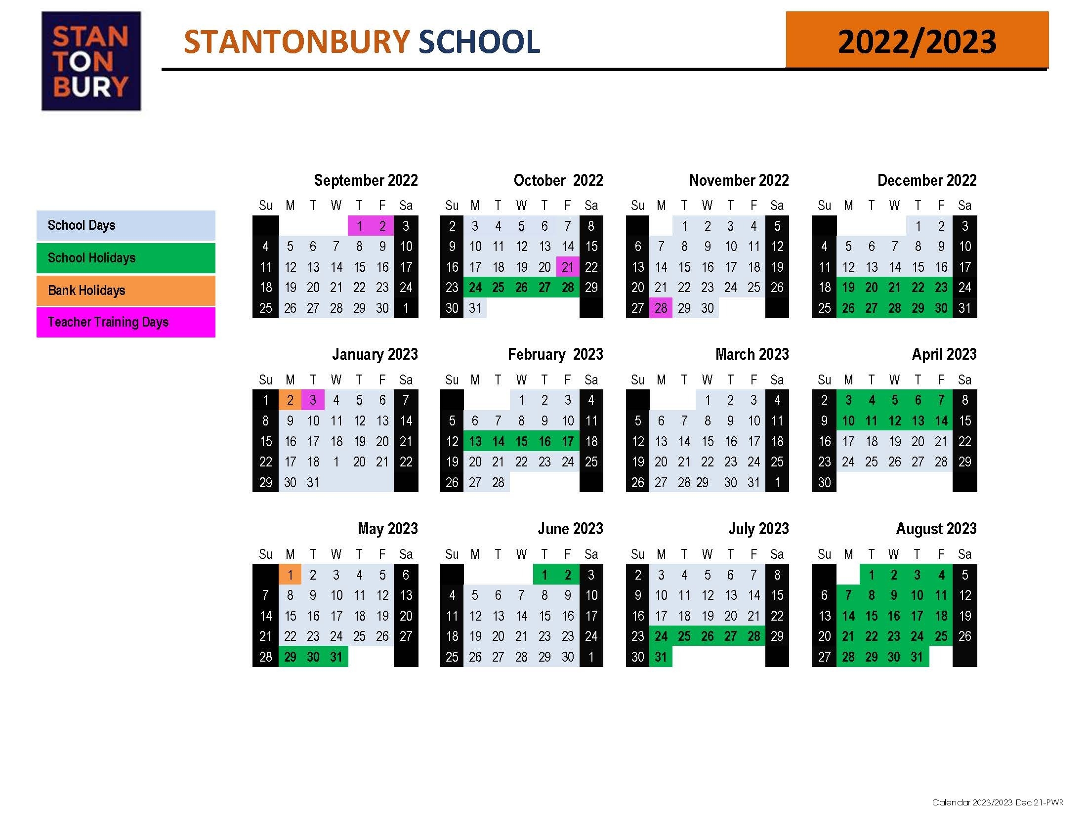 Term Dates